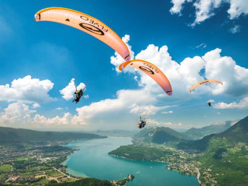 Billet Baptême de parapente au-dessus du lac d'Annecy