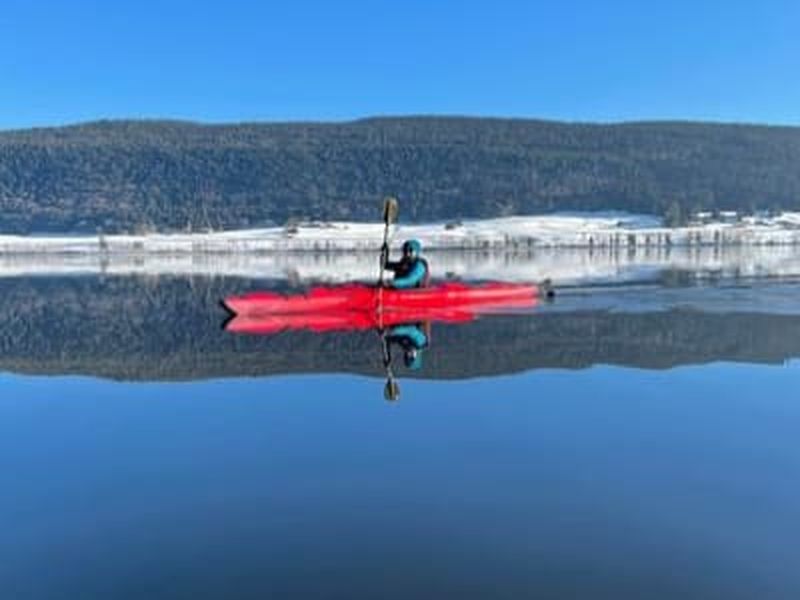 Billet Demi-journée de kayak sur le lac de Joux