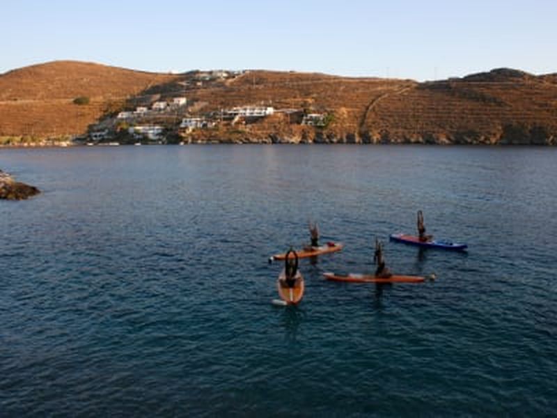 Billet Expérience de SUP et de yoga depuis la plage d'Episkopi sur l'île de Kythnos