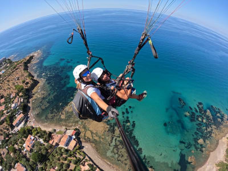 Billet Vol en parapente en tandem au-dessus de Cefalù, Sicile