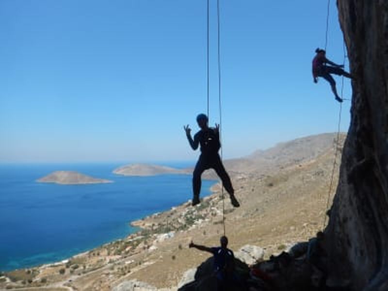 Billet Cours d'escalade grande voie à Kalymnos
