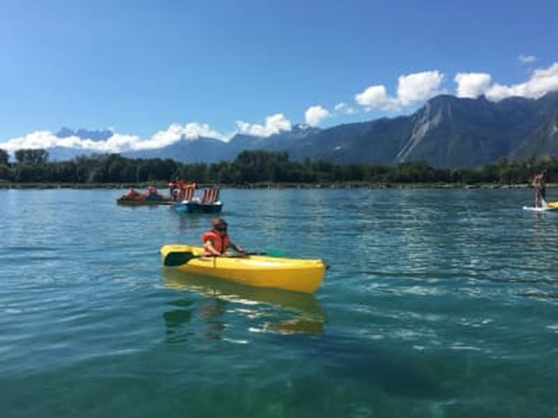 Billet Location de kayak sur le lac Léman, à Montreux