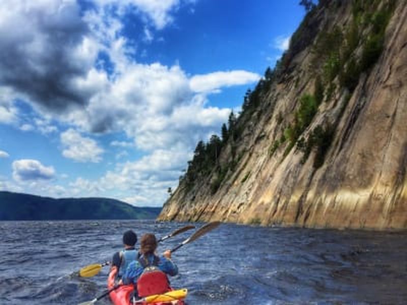 Billet Kayak de mer dans le fjord du Saguenay depuis Sainte-Rose-du-Nord