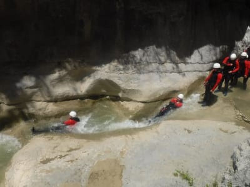 Billet Descente canyoning de la Clue du Haut Jabron dans le Verdon, près de Castellane
