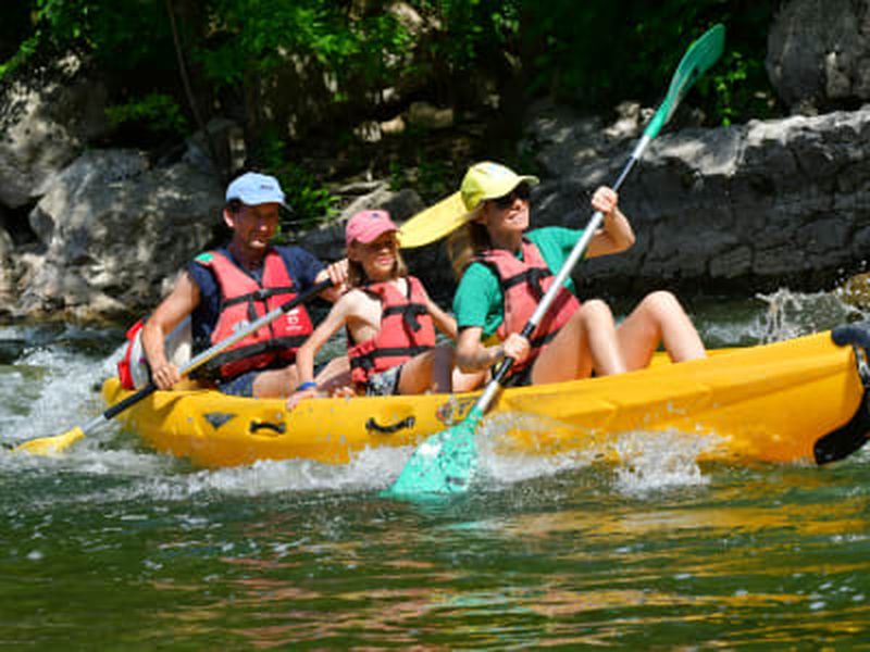 Billet Descente en canoë kayak des Gorges de l'Ardèche sur deux jours