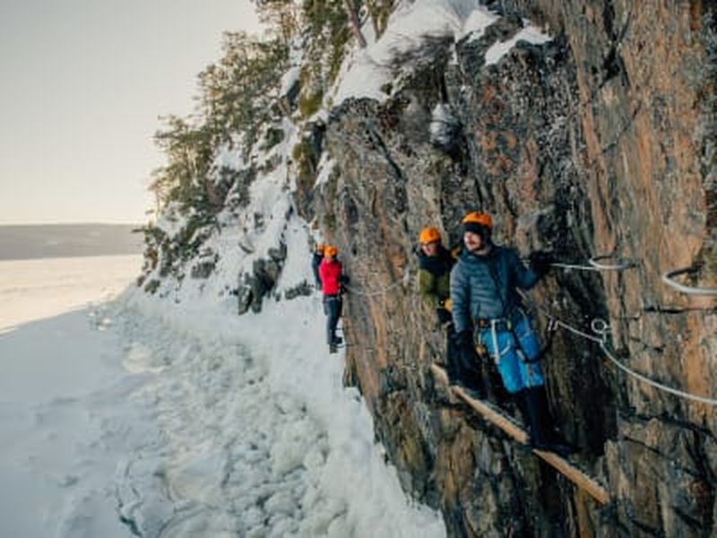 Billet Via ferrata hivernale du Cap Jaseux au fjord du Saguenay, Saint-Fulgence