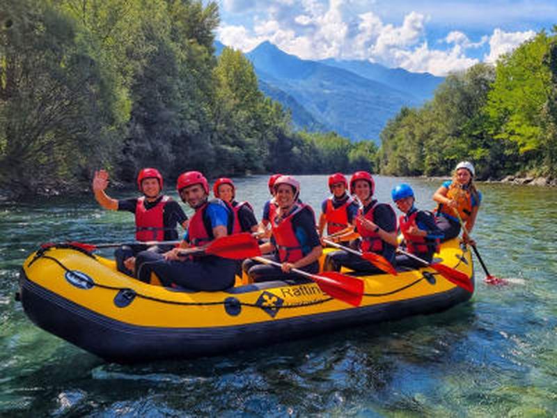 Billet Descente en rafting de la rivière Adda près de Sondrio en Valtellina