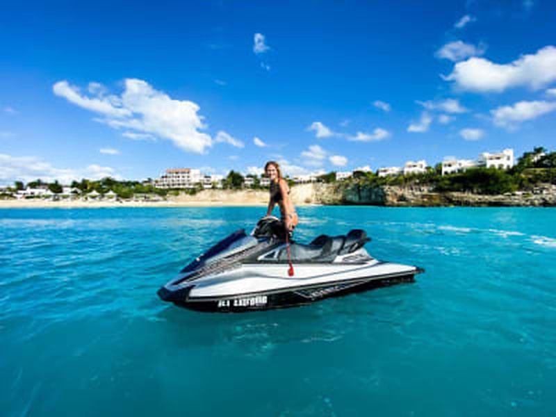 Billet Excursion en jet ski à Saint-Martin au départ du lagon de Simpson Bay