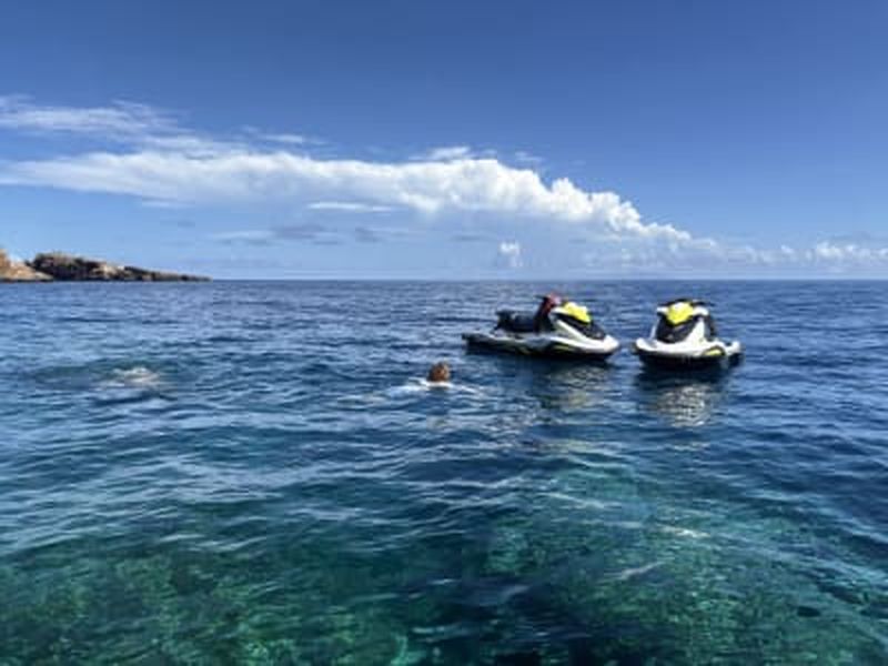 Billet Découverte de Saint-Barthélemy en jet ski depuis Shell Beach