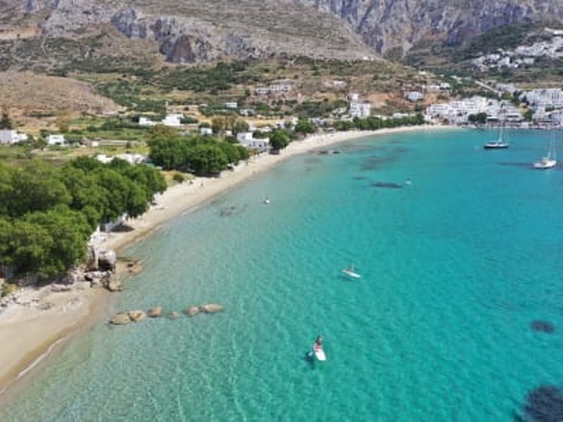 Billet Location de Stand Up Paddling (SUP) dans la baie d'Aegiali à Amorgos