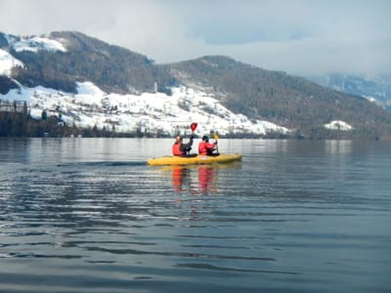 Billet Excursion en kayak de mer sur le lac des Quatre-Cantons avec fondue
