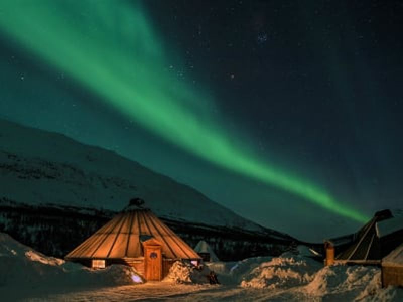 Billet Observation des aurores boréales au Camp Tamok depuis Tromsø