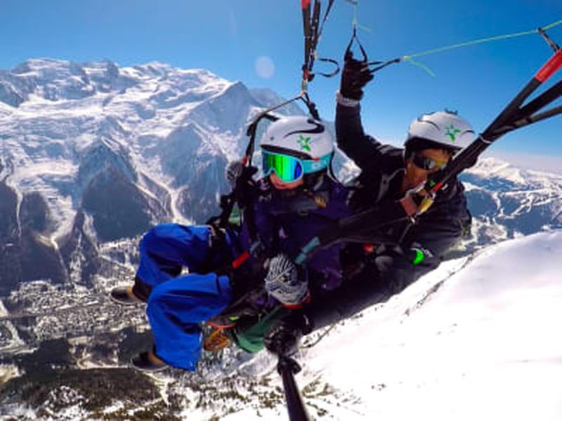 Billet Vol parapente biplace en face du Mont-Blanc, Chamonix