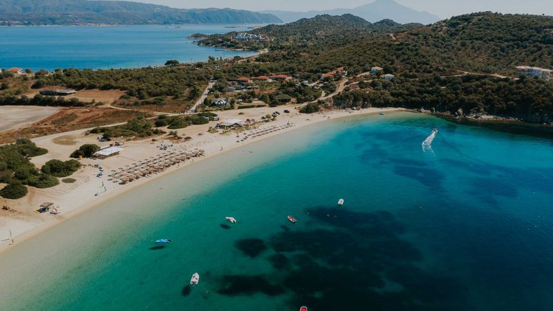 Billet Croisière sur l'île d'Ammouliani et le lagon bleu — Escapade privée de 7 heures au départ d'Ouranoupoli