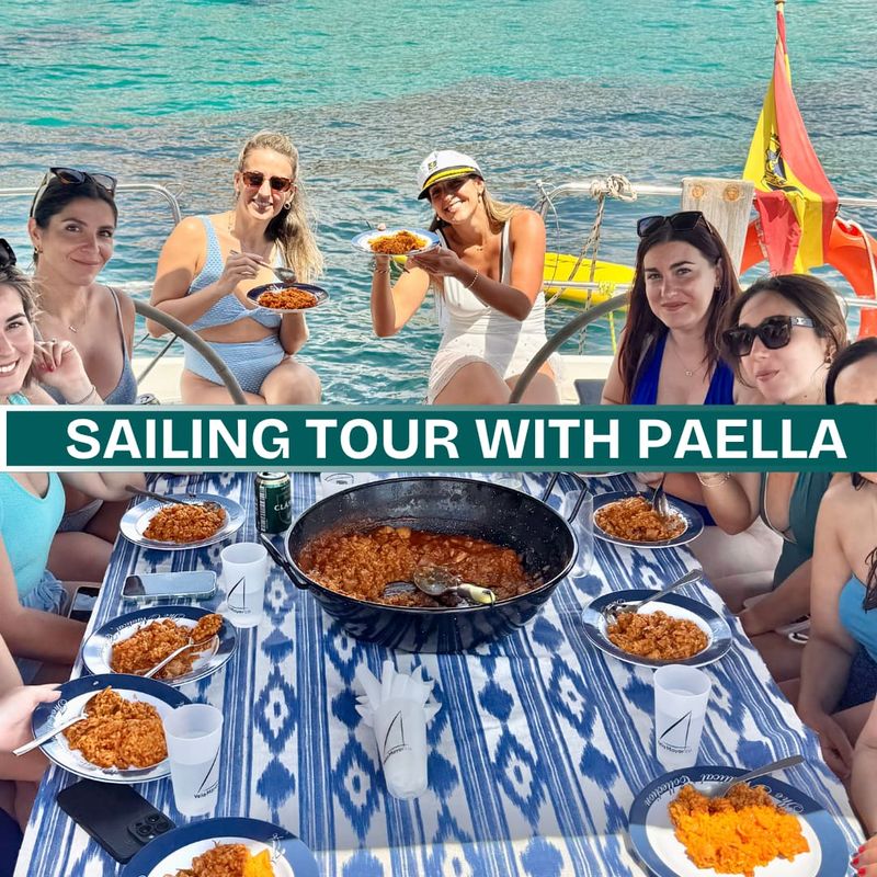 Billet Excursions privées en voilier avec Paella et Tapas