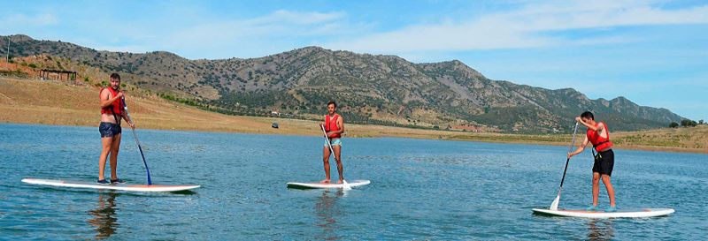 Billet Paddle au réservoir d'Alange