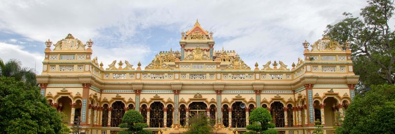 Billet Excursion dans le delta du Mékong, à la pagode de Vinh Trang et balade en sampan