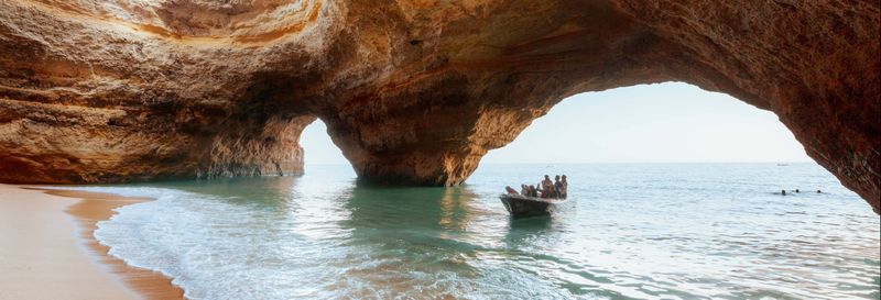 Billet Balade en bateau privé aux grottes de Benagil