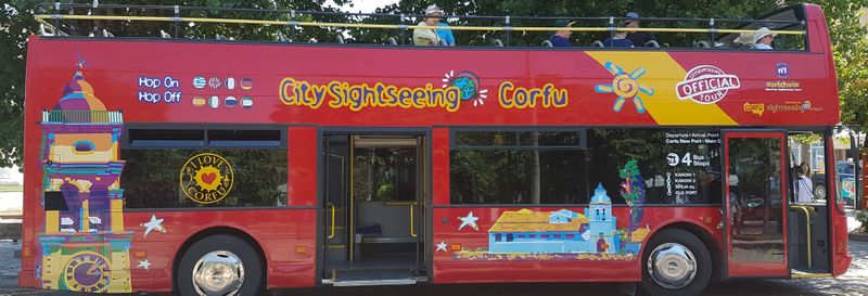 Billet Bus touristique de Corfou