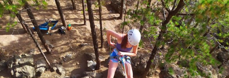 Billet Escalade à côté du Roque Nublo au coucher de soleil
