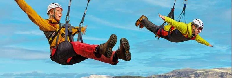 Billet Tyrolienne dans la vallée de Reykjadalur