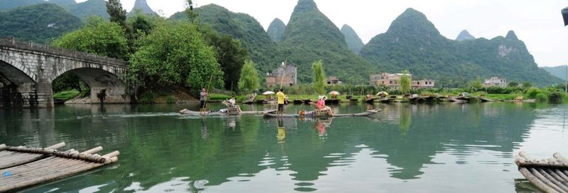 Billet Balade privée à vélo et en radeau de bambou