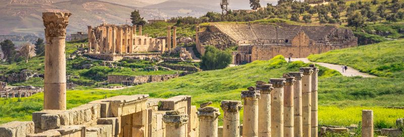 Billet Excursion à Gerasa, au château d'Ajlun et à la Mer Morte