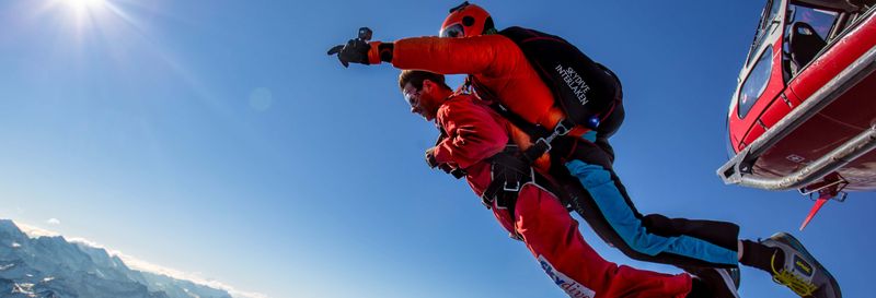 Billet Saut en parachute à Interlaken
