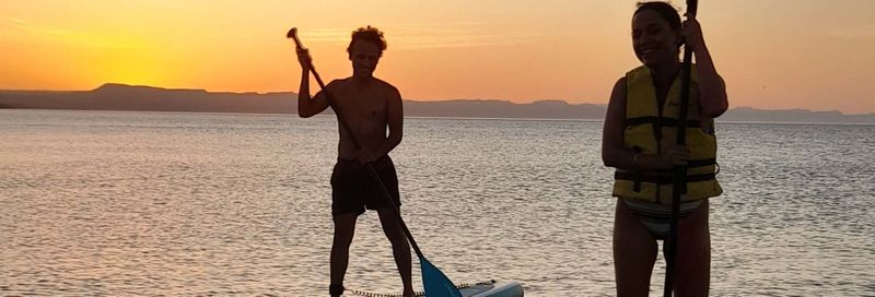 Billet Paddle à la plage d'El Mogote