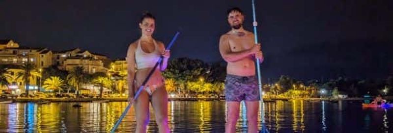 Billet Paddle au coucher du soleil à Split