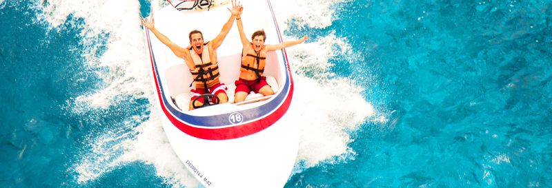 Billet Conduite de bateau à moteur à Punta Maroma