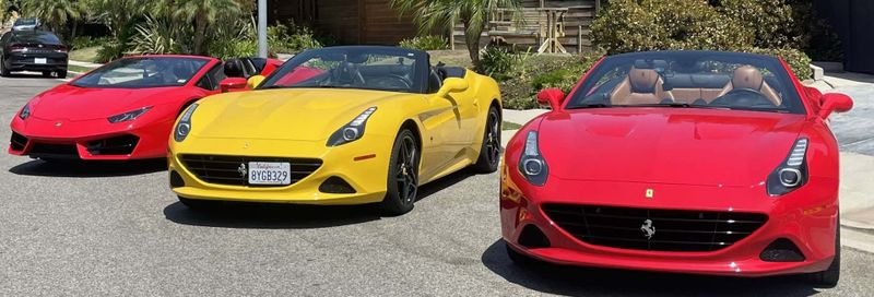 Billet Conduite d'une Ferrari à Los Angeles