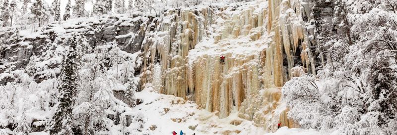 Billet Escalade sur glace au canyon de Korouoma