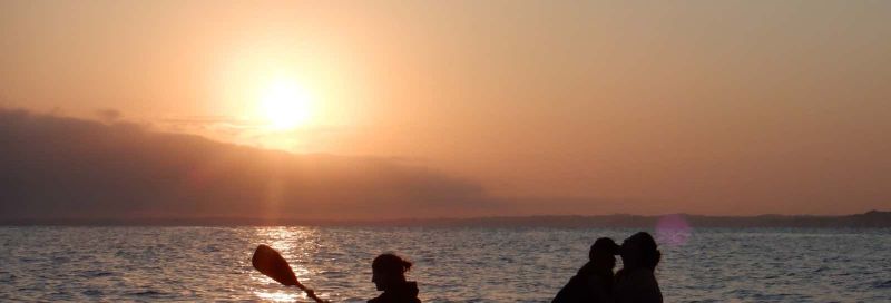 Billet Balade en kayak au coucher du soleil à Hondarribia