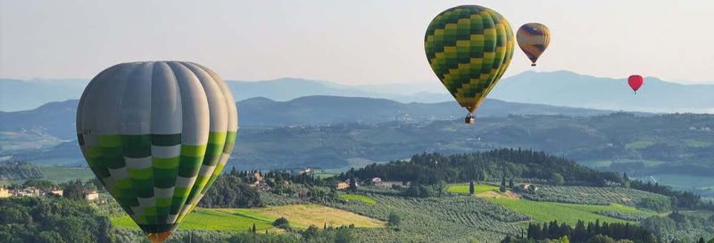 Billet Vol en montgolfière au-dessus de la Toscane