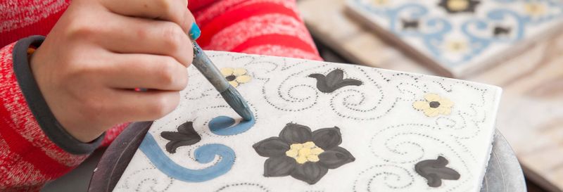 Billet Atelier de décoration d'azulejos