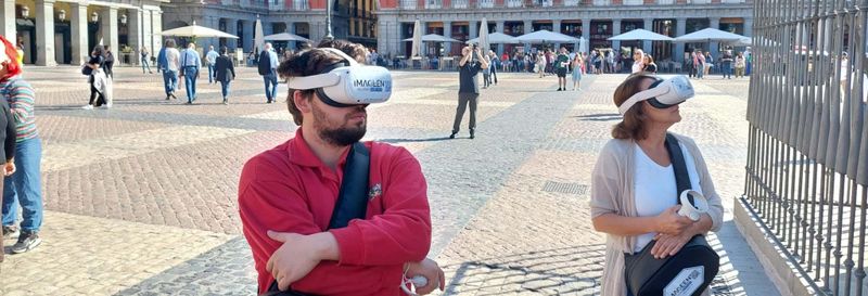 Billet Visite dans Madrid avec des lunettes de réalité virtuelle