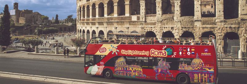 Billet Bus touristique de Rome, City Sightseeing