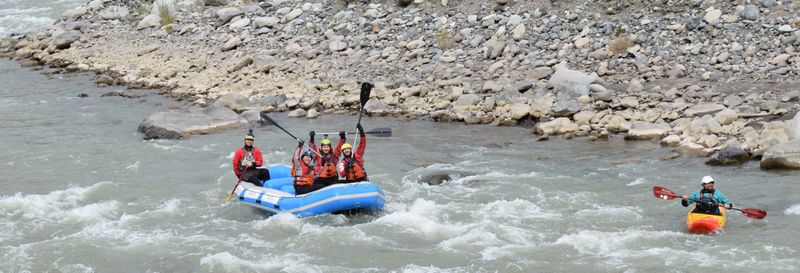 Billet Excursion privée de rafting sur le fleuve Maipo
