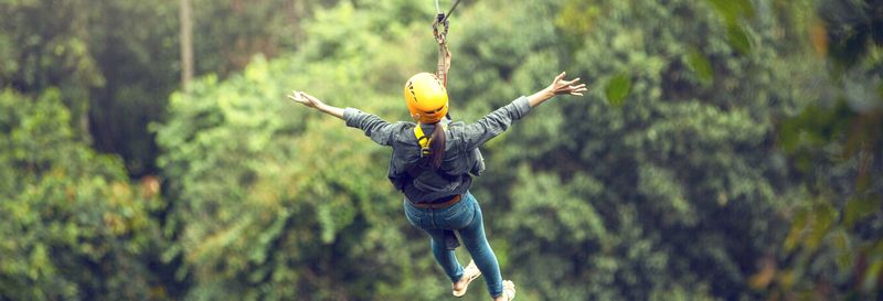 Billet Tyrolienne et cave tubing au Parc Jaguar Paw