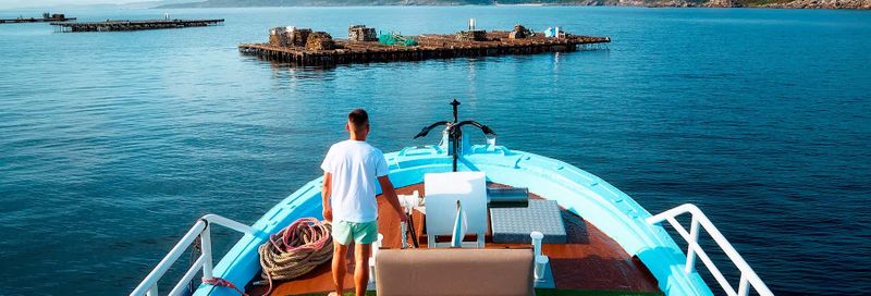 Billet Balade en bateau dans l'estuaire de l'Aldán + Dégustation de moules