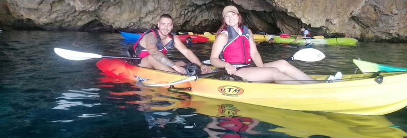 Billet Balade en kayak autour de la Cala Granadella