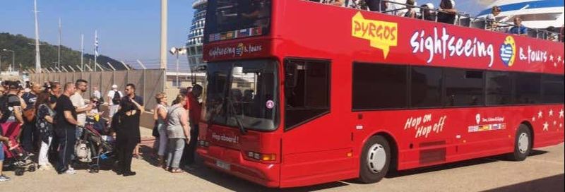 Billet Bus touristique entre Katákolo et Pyrgos