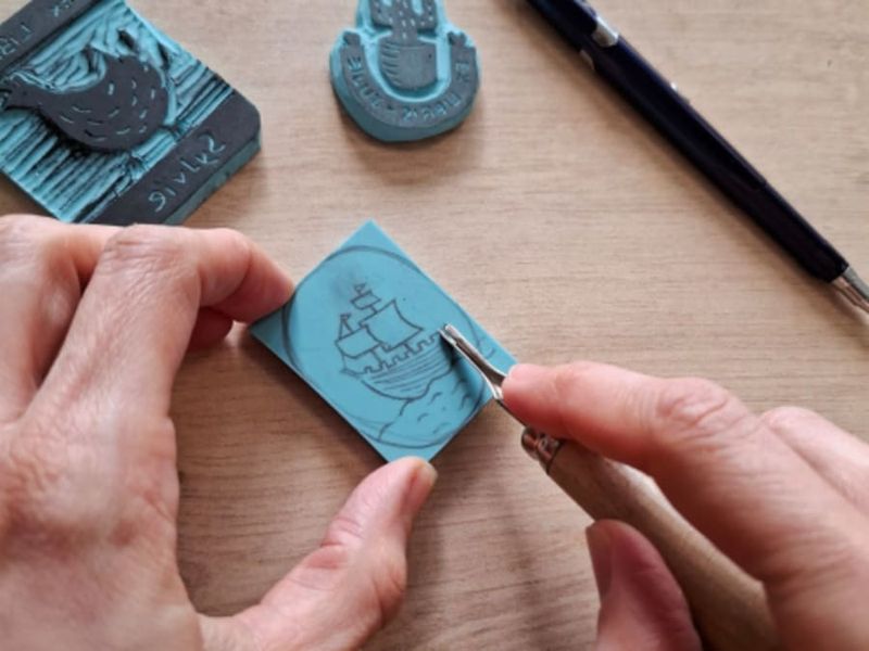 Billet Atelier gravure de tampon à Nantes (44)