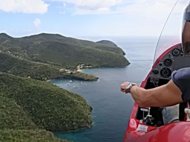 Billet Survol de la Martinique en ULM autogyre depuis le Lamentin
