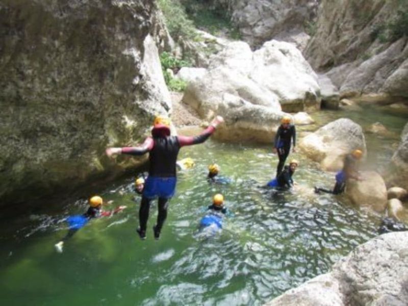 Billet Canyoning dans le canyon de Molitg (66)
