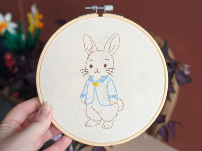 Billet Atelier broderie le lapin de Pâques à Toulouse (31)