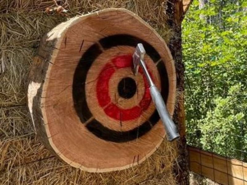 Billet Lancer de hache à Barrême (04)