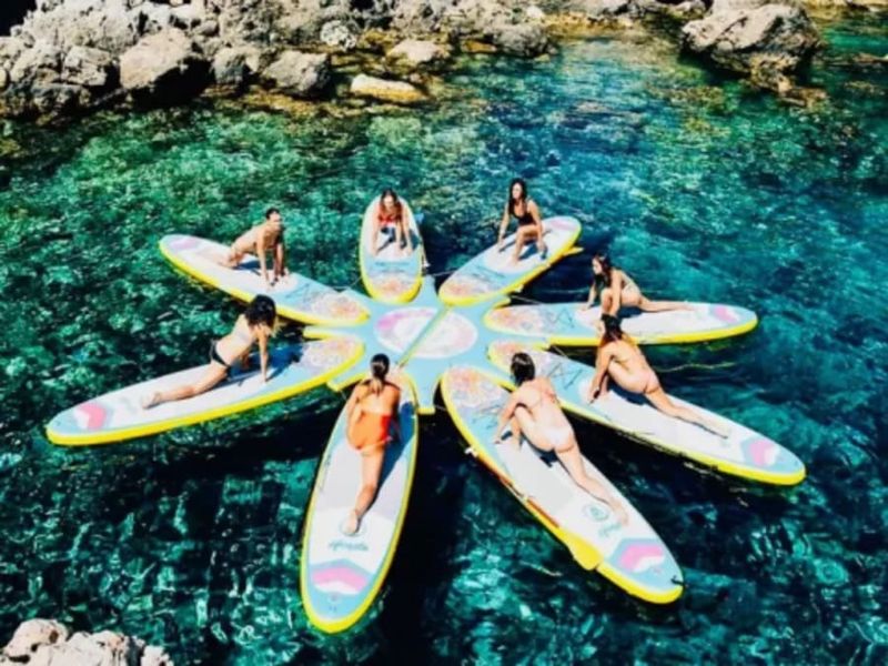 Billet Yoga paddle au lever du soleil à Saint-Florent (20)