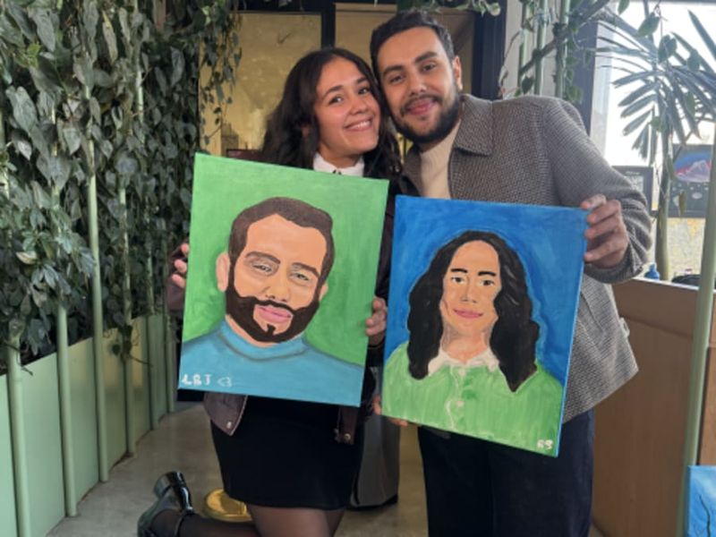 Billet Atelier peinture "Paint your Partner" à Paris